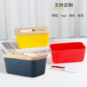 DM181 Stone Pattern Butter Dish