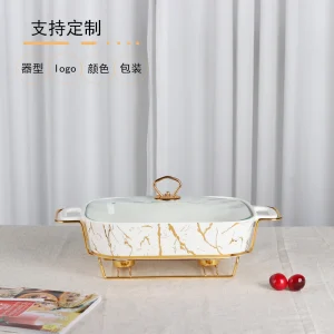 DM882 Marble Pattern Baking Tray