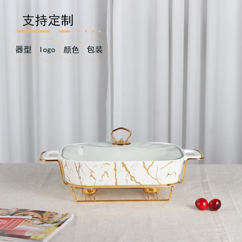 DM882 Marble Pattern Baking Tray