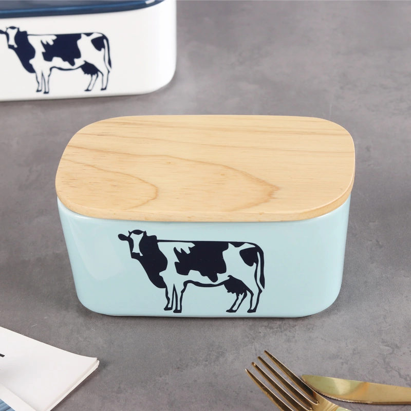 YT114 Cow Butter Dish - Image 14