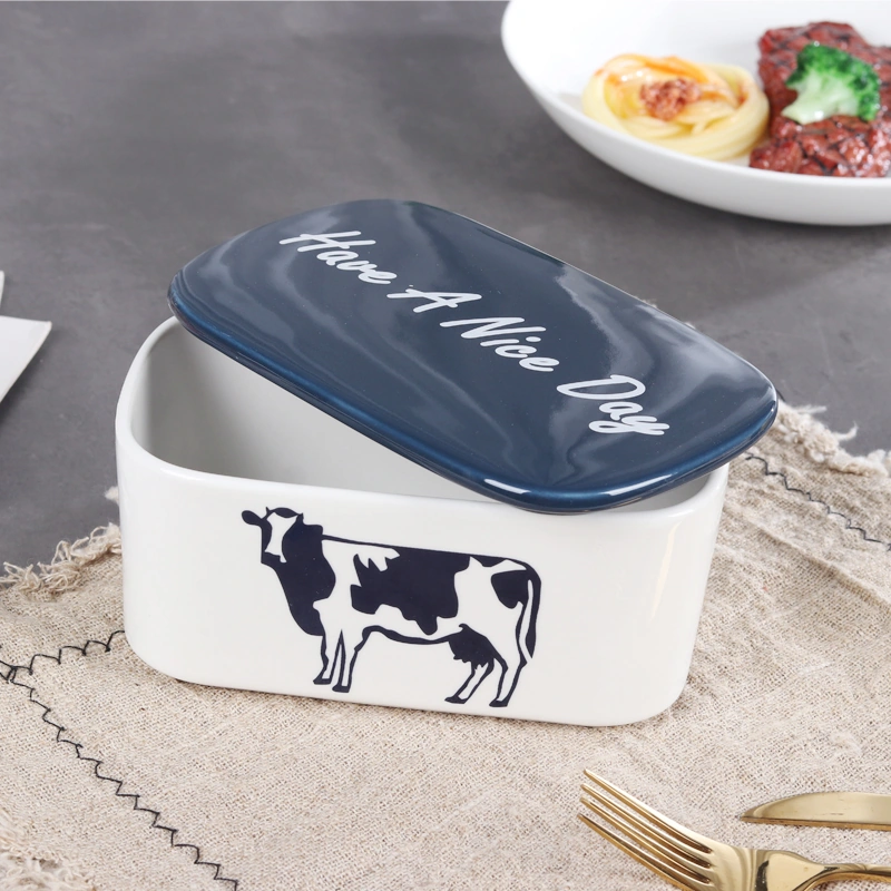 YT114 Cow Butter Dish - Image 12