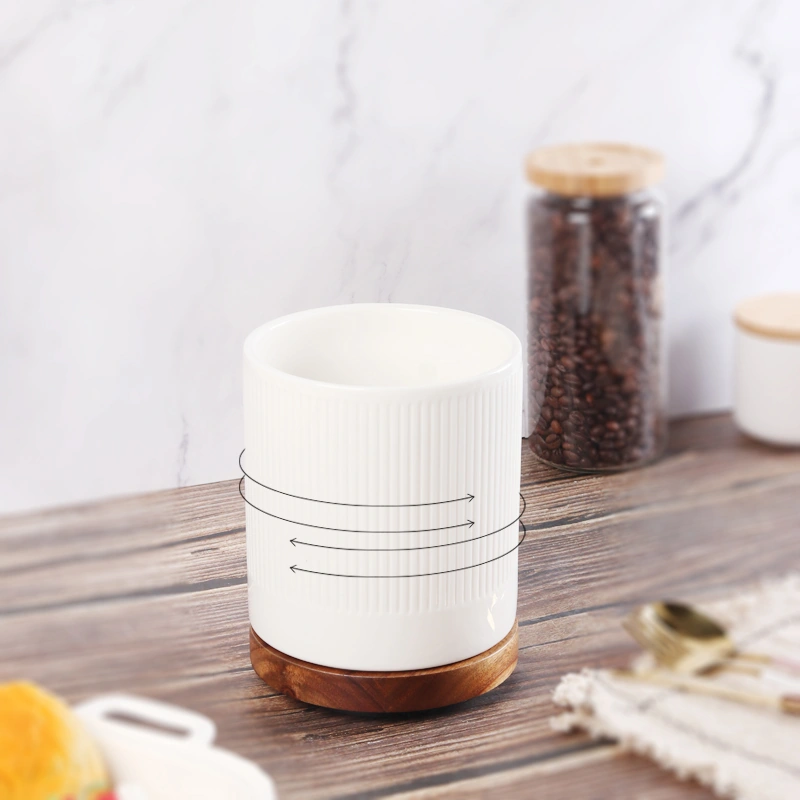 YT149 Striped Utensil Canister - Image 6