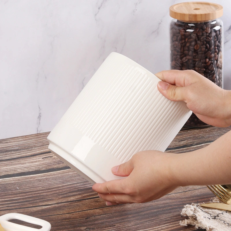 YT149 Striped Utensil Canister - Image 5