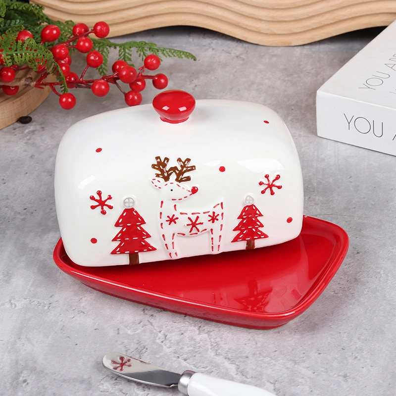 YT232 Christmas Butter Dish - Image 13