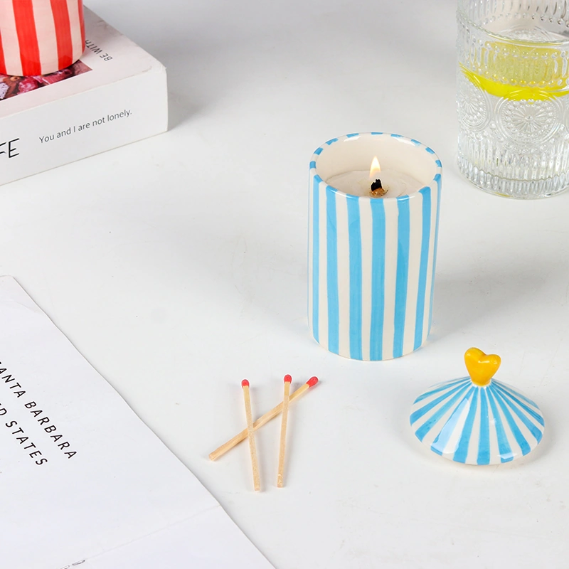 YT252 Striped Candle Cup - Image 8