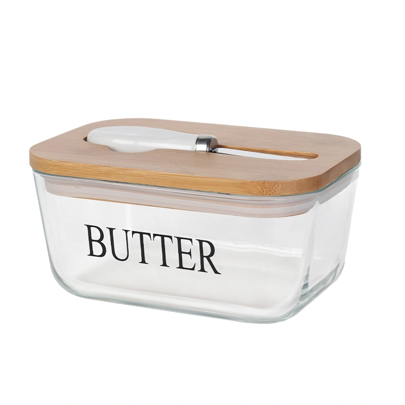 YT283 Glass Butter Dish - Image 4