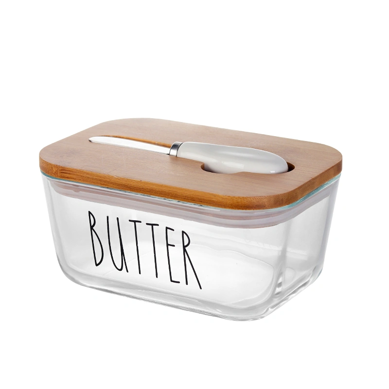 YT283 Glass Butter Dish - Image 3