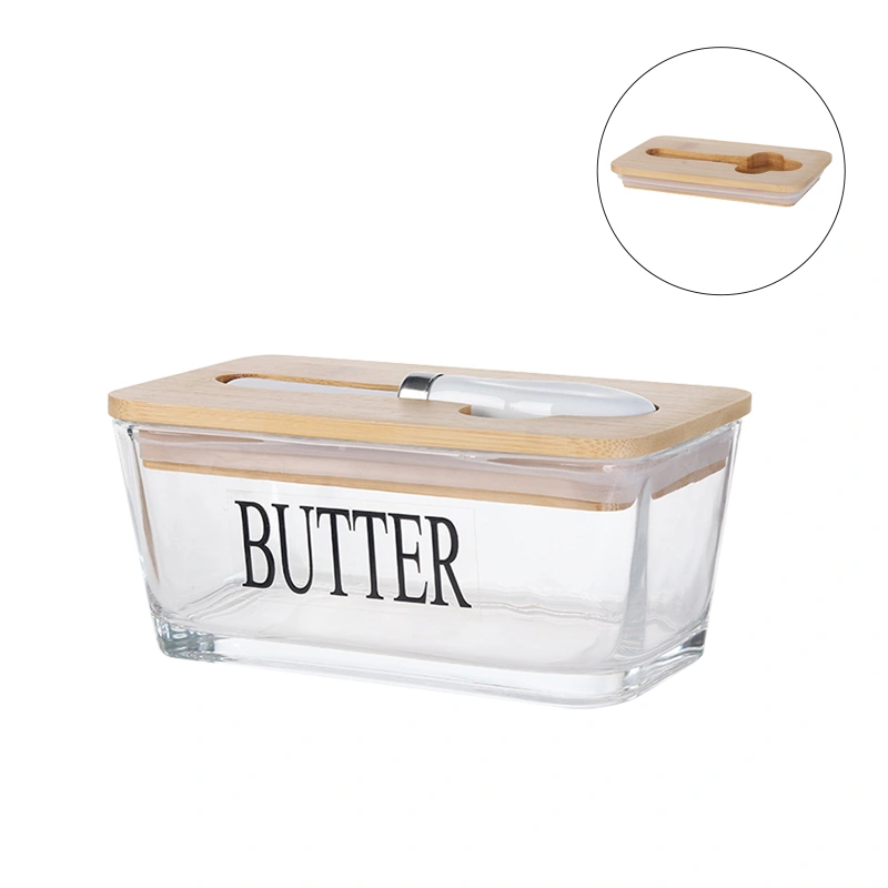 YT300 Glass Butter Dish - Image 2
